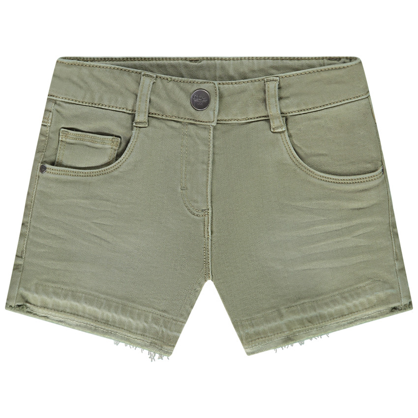 Short vaquero overdye para niña 