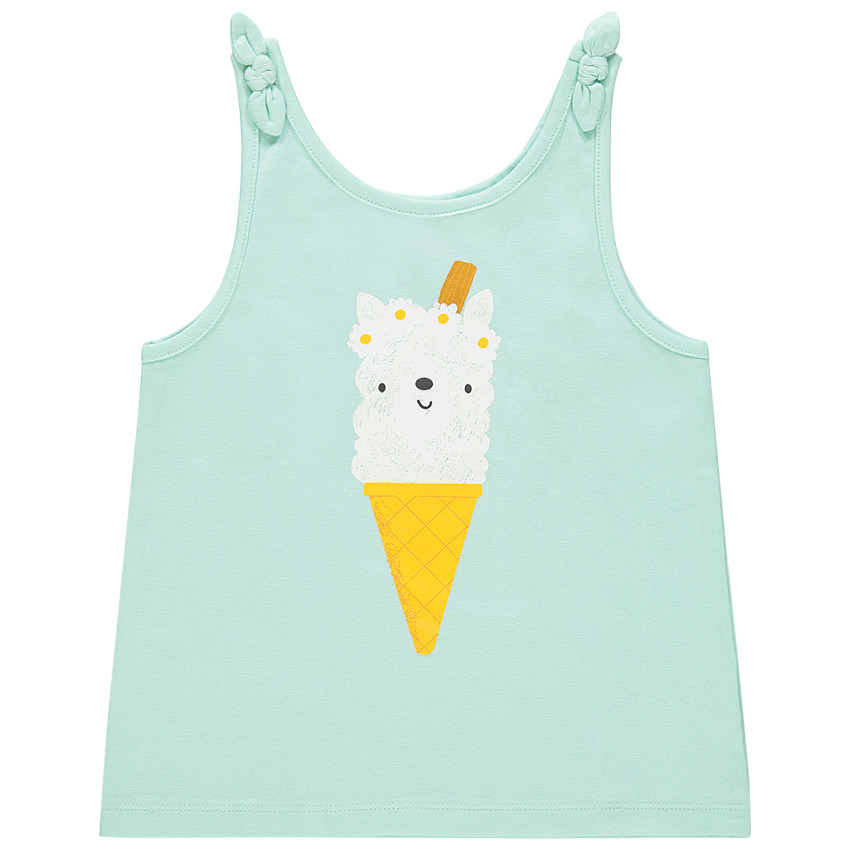 Camiseta sin mangas fantasía para bebé niña 