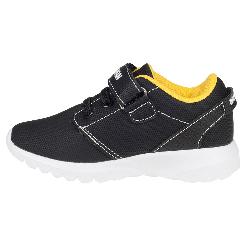 Zapatillas de deporte de caña baja con cordones con sujeción mediante elástico con velcro Batman 