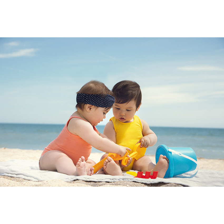 Pack de 3 bodies sin mangas lisos para bebé niña 