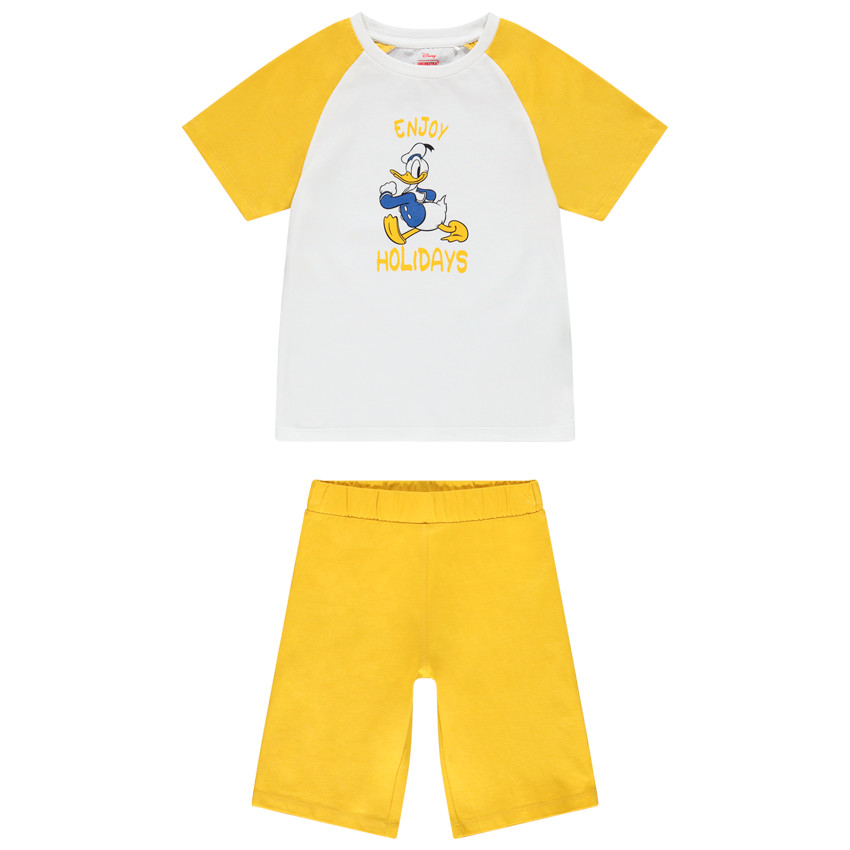Pijama corto de jersey estampado de Donald Disney para niño 
