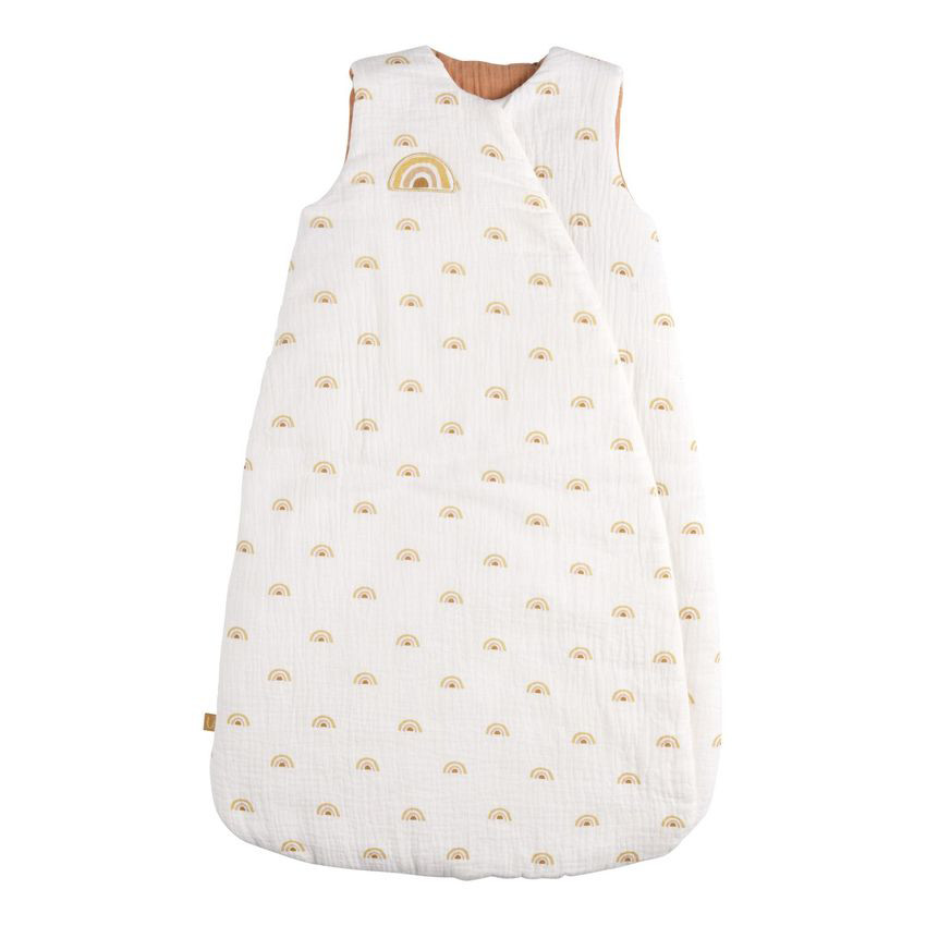 Gigoteuse 0-6M sans manches ouatinée et imprimée Sunlight - Écru 