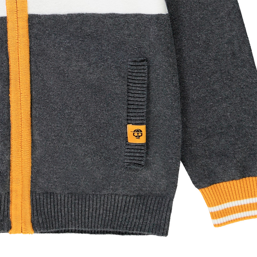 Gilet en maille esprit teddy pour enfant garçon Main Gilet en maille esprit teddy pour enfant garçon