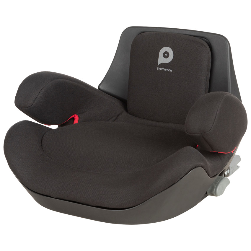 Silla de coche FLASH Isofix y/o cinturón del grupo 2/3 (15-36 kg) con  protección lateral y respaldo reclinable (Negro) : : Bebé