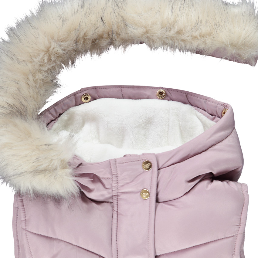 Chaleco acolchado capucha 