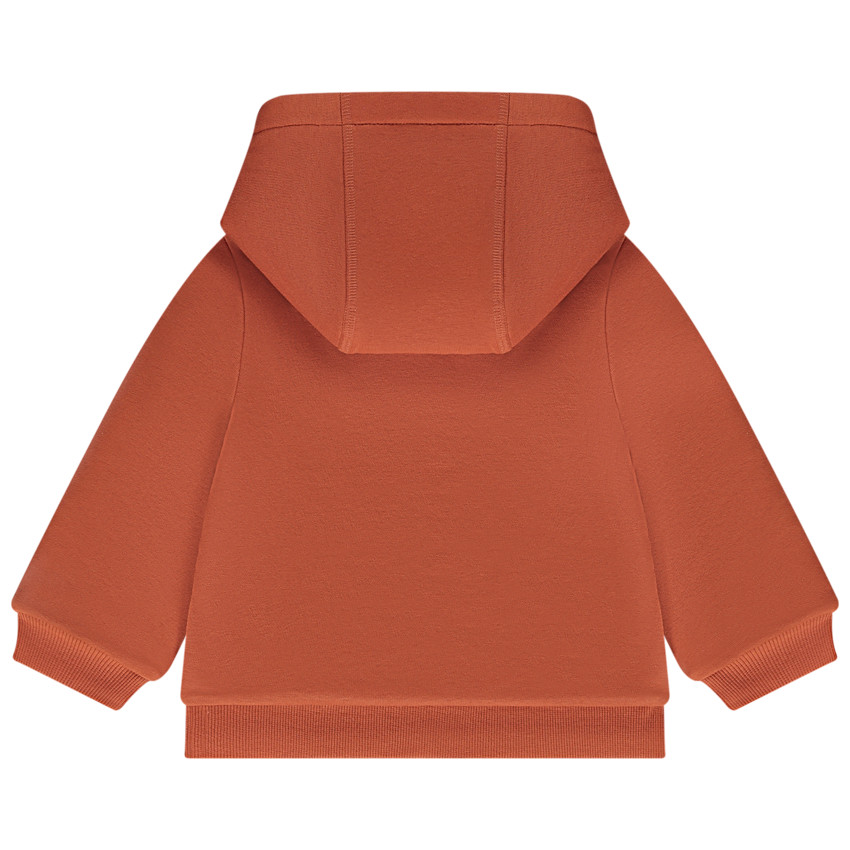 Chaleco con capucha y bordado de skate para bebé niño 