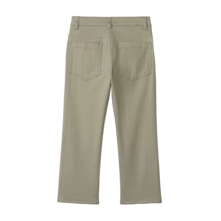 Pantalón de tela liso con forro para niño 