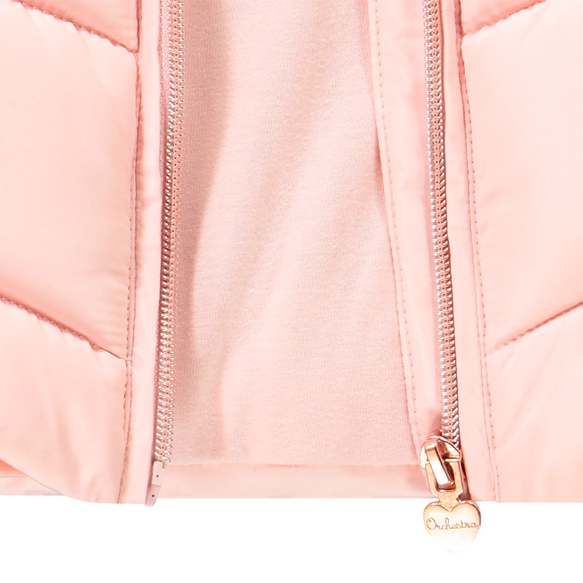 Chaleco acolchado rosa 