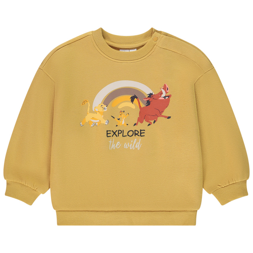 Sudadera oversize estampada El Rey León Disney para bebé niño 