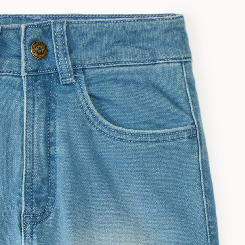 Bermudas largos de mezclilla para niño 