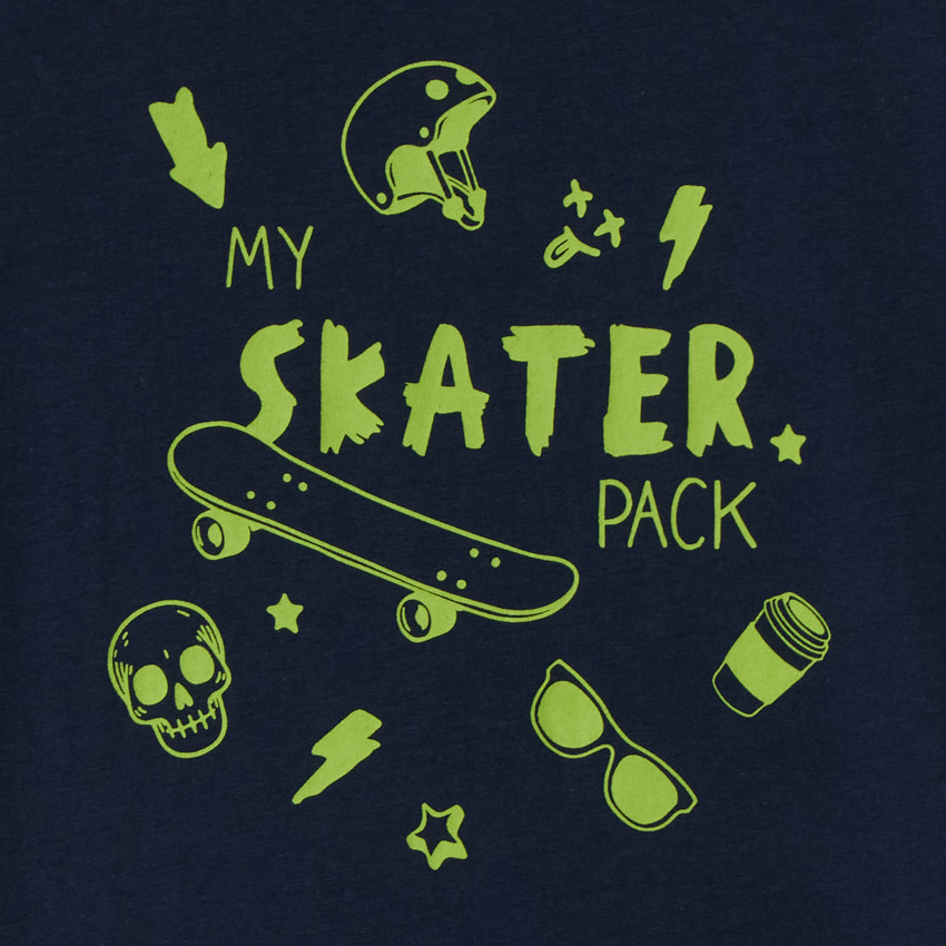 Camiseta de manga corta estampada para niño 