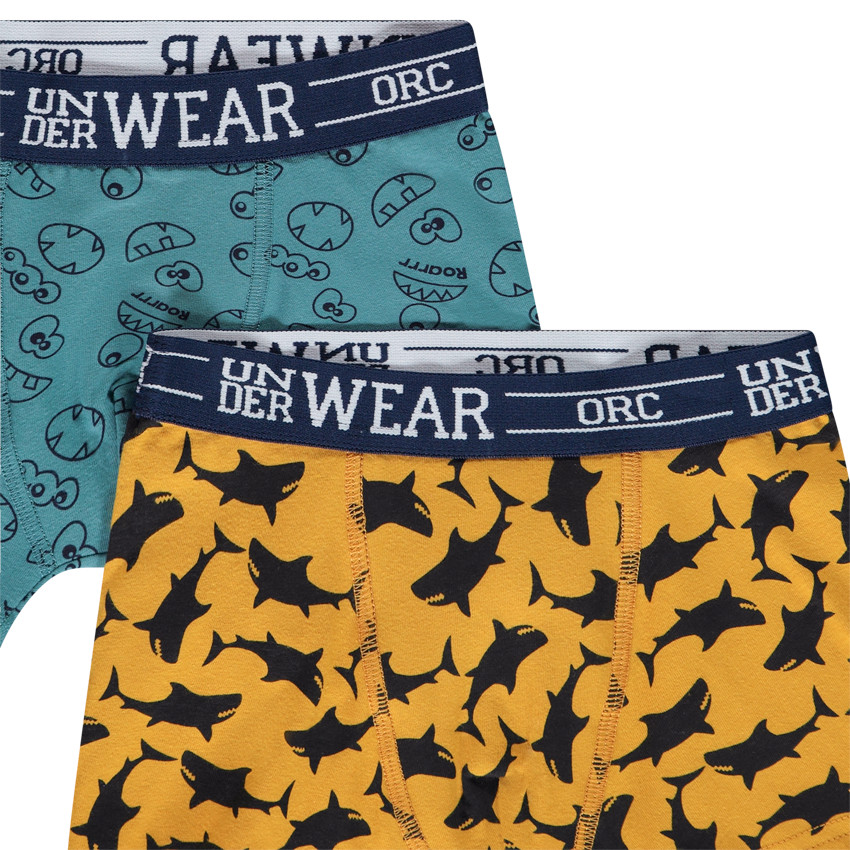 Pack de 4 boxers con estampado de tiburones para niño 