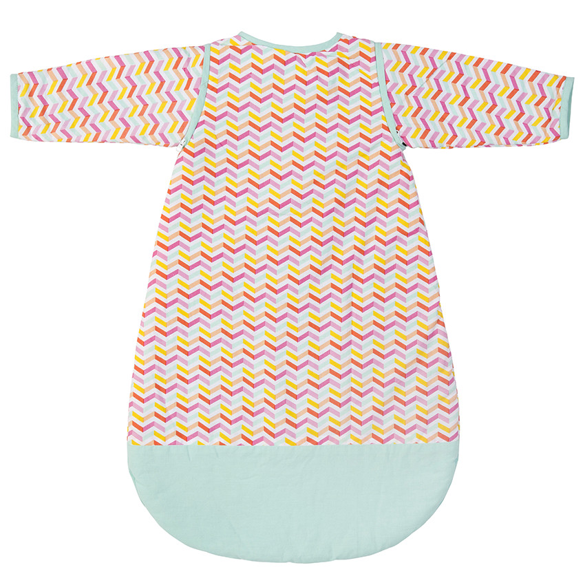 Saquito de mangas extraíbles con estampado gráfico 