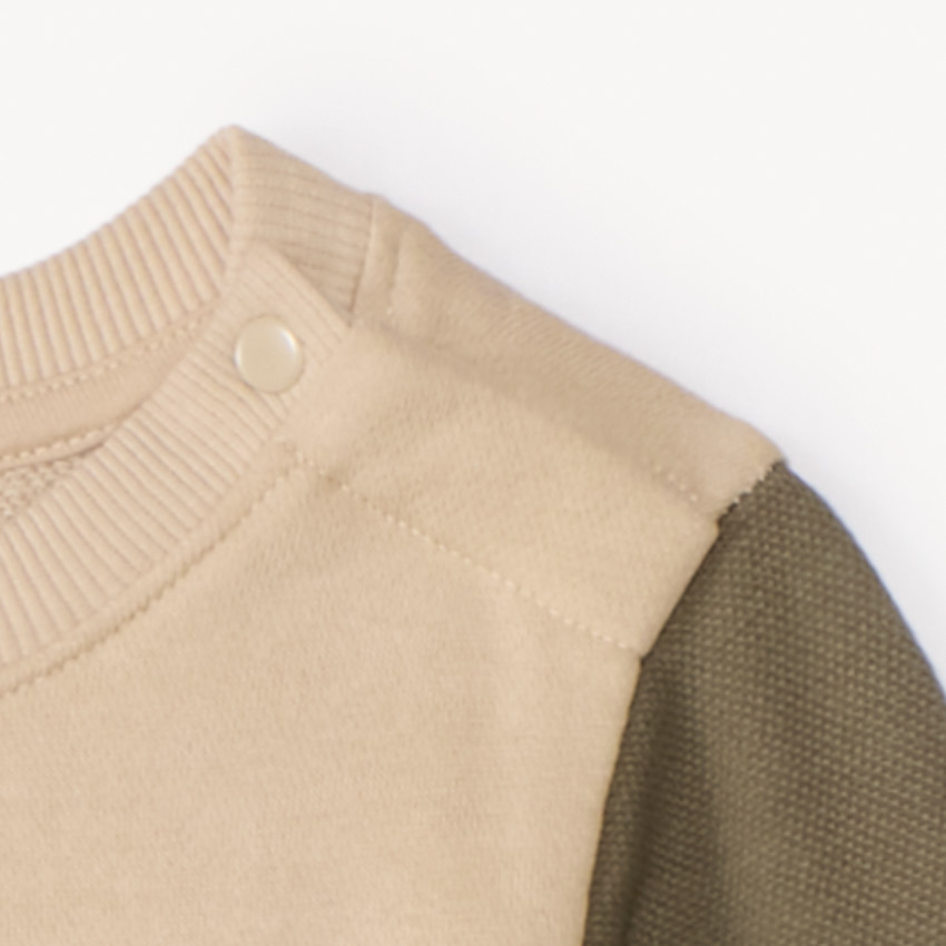 Conjunto de chándal bicolor para bebé niño 