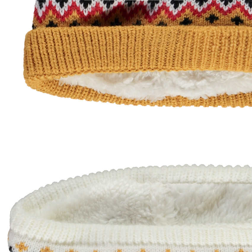 Pack gorro y snood de tricot para bebé niño 