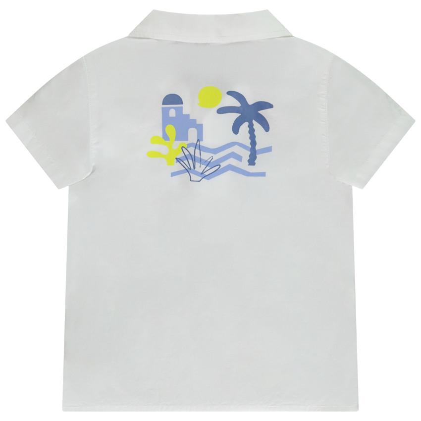 Camisa manga corta holgada estampados Mykonos para bebé niño  Additional Camisa manga corta holgada estampados Mykonos para bebé niño