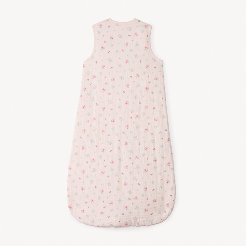 Saco de dormir de gasa TOG 2.5 con estampado de flores para niña bebé 
