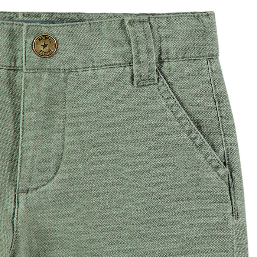 Bermudas por encima de la rodilla de algodón de fantasía 