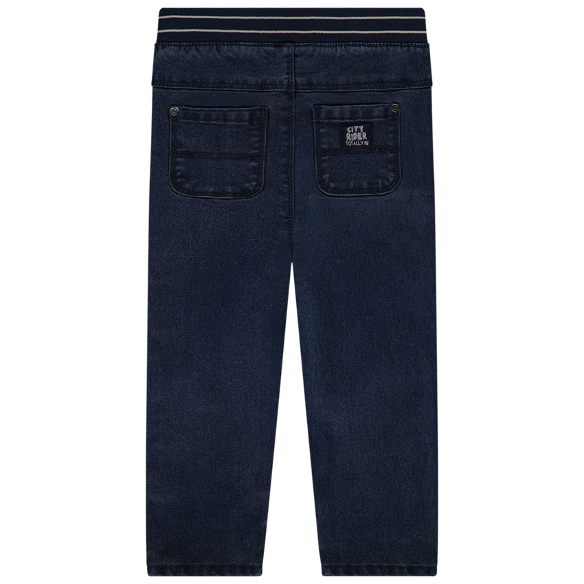 Jean skinny à taille élastiquée pour bébé garçon 