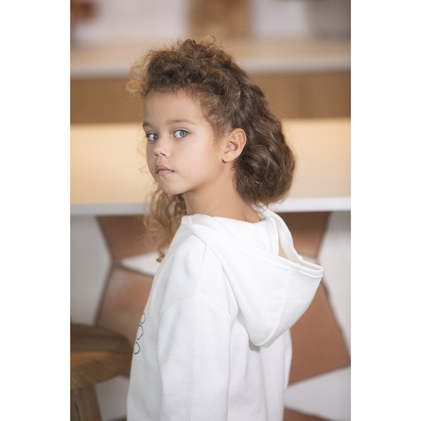 Sudadera de felpa con capucha estampado vegetal  Additional Sudadera de felpa con capucha estampado vegetal