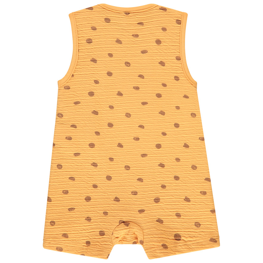 Mono corto estampado de manchas de leopardo para bebé niño  Additional Mono corto estampado de manchas de leopardo para bebé niño