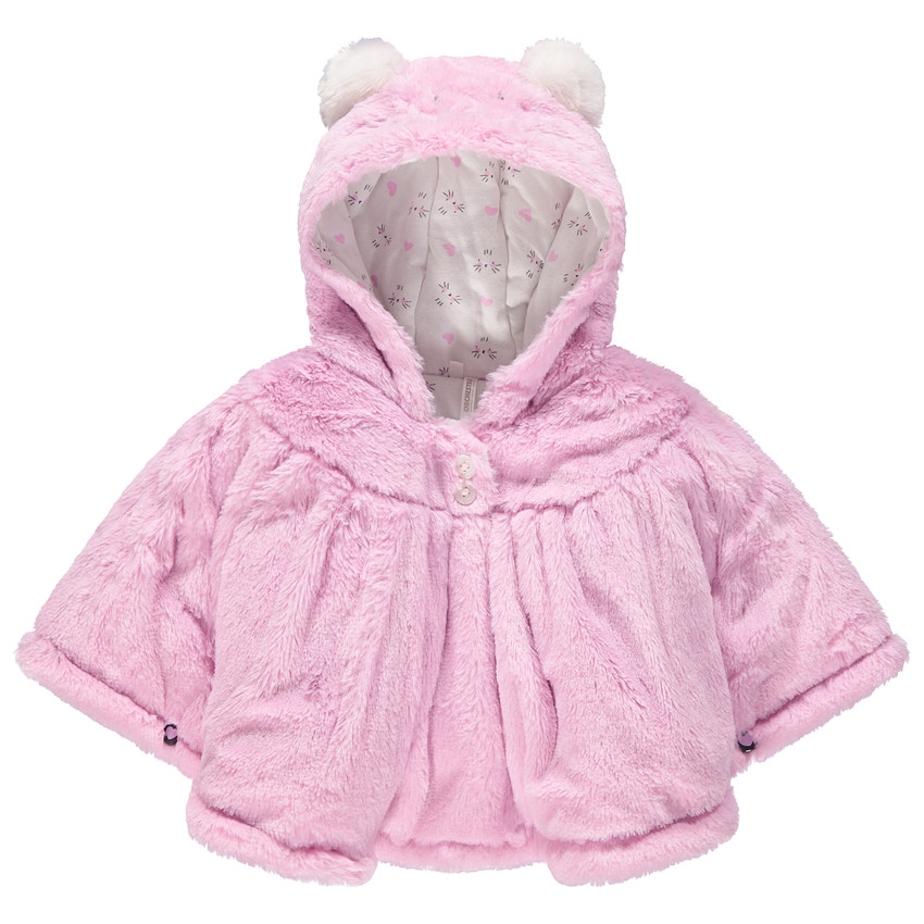 Capa con capucha de borreguillo con forro de punto   Additional Capa con capucha de borreguillo con forro de punto