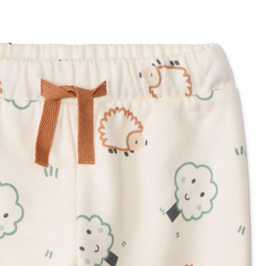 Ensemble jogging imprimé arbres/hérissons pour bébé garçon 