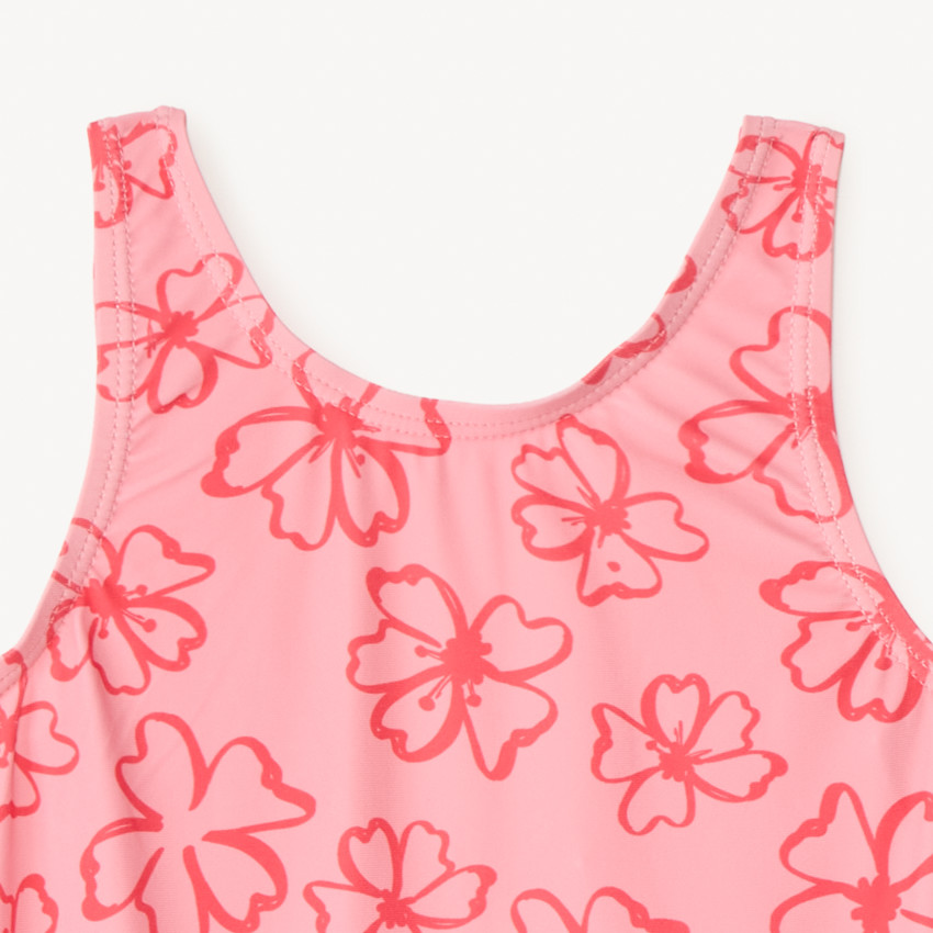 Bañador de una pieza con estampado de flores de tiaré para niña 