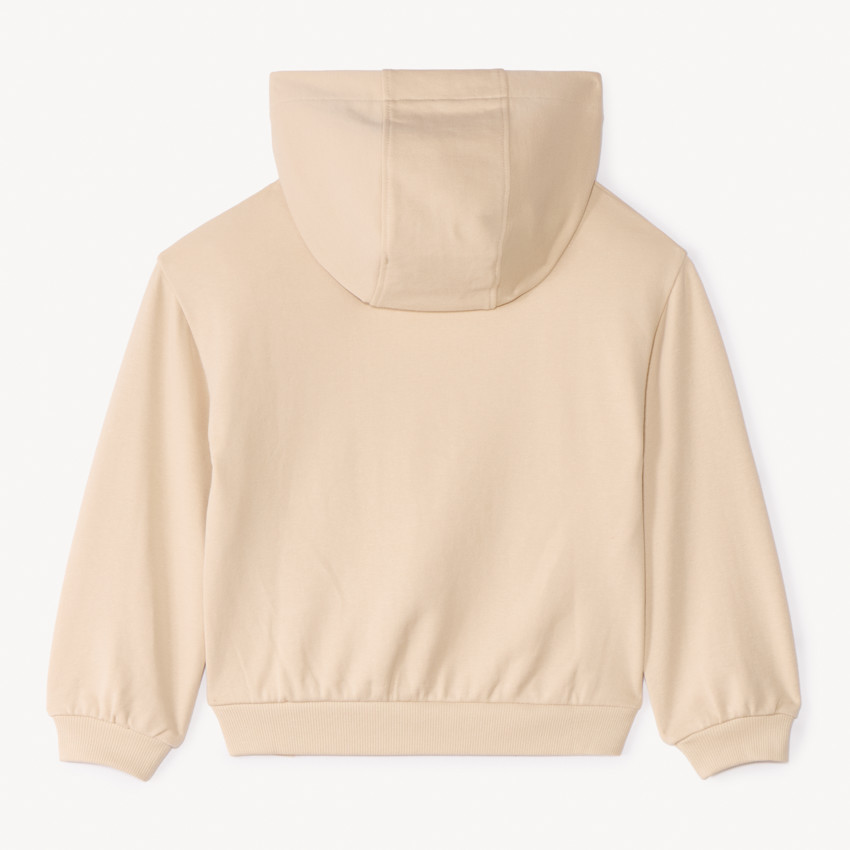 Sudadera oversized con capucha y parches para niña 