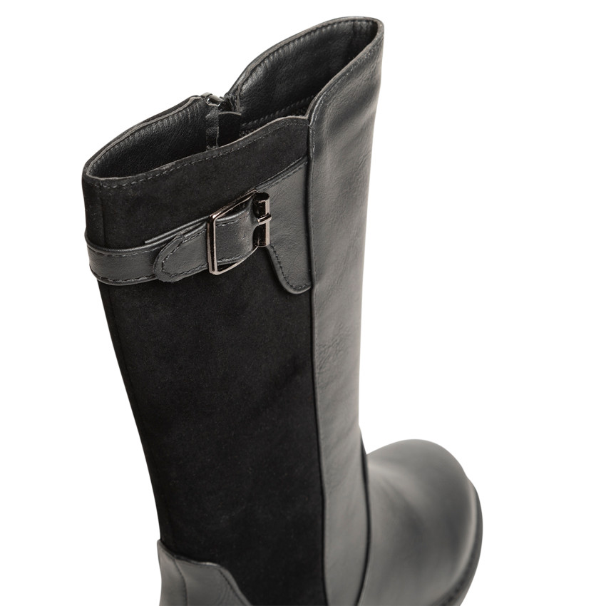 Botas negras con hebilla Main Botas negras con hebilla
