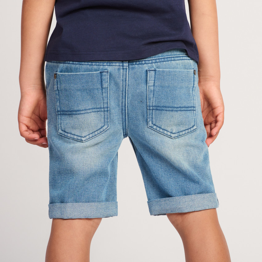 Bermudas efecto denim Superman Warner para niño 