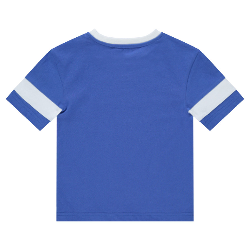 Camiseta de manga larga de punto con sol estampado 