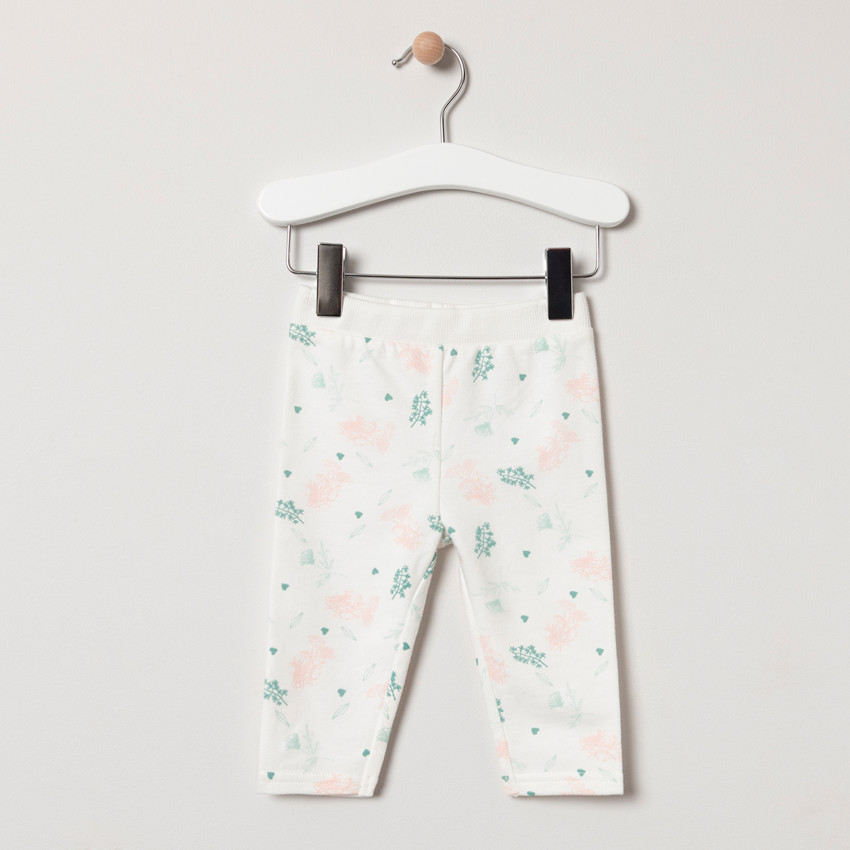 Conjunto túnica rosa y legging estampado    Additional Conjunto túnica rosa y legging estampado