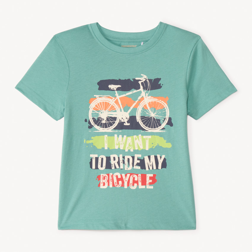 Camiseta de manga corta con estampado para niño 