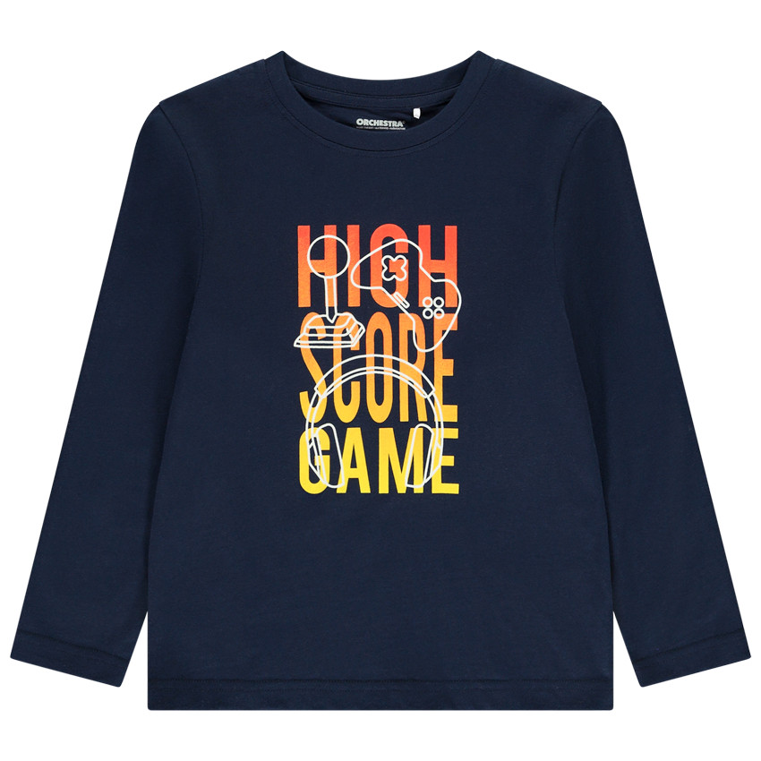 Camiseta de manga larga estampada niño 