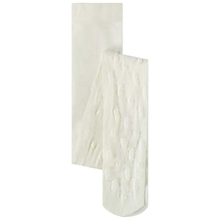 Medias finas con motivos de fantasía en relieve para niña 