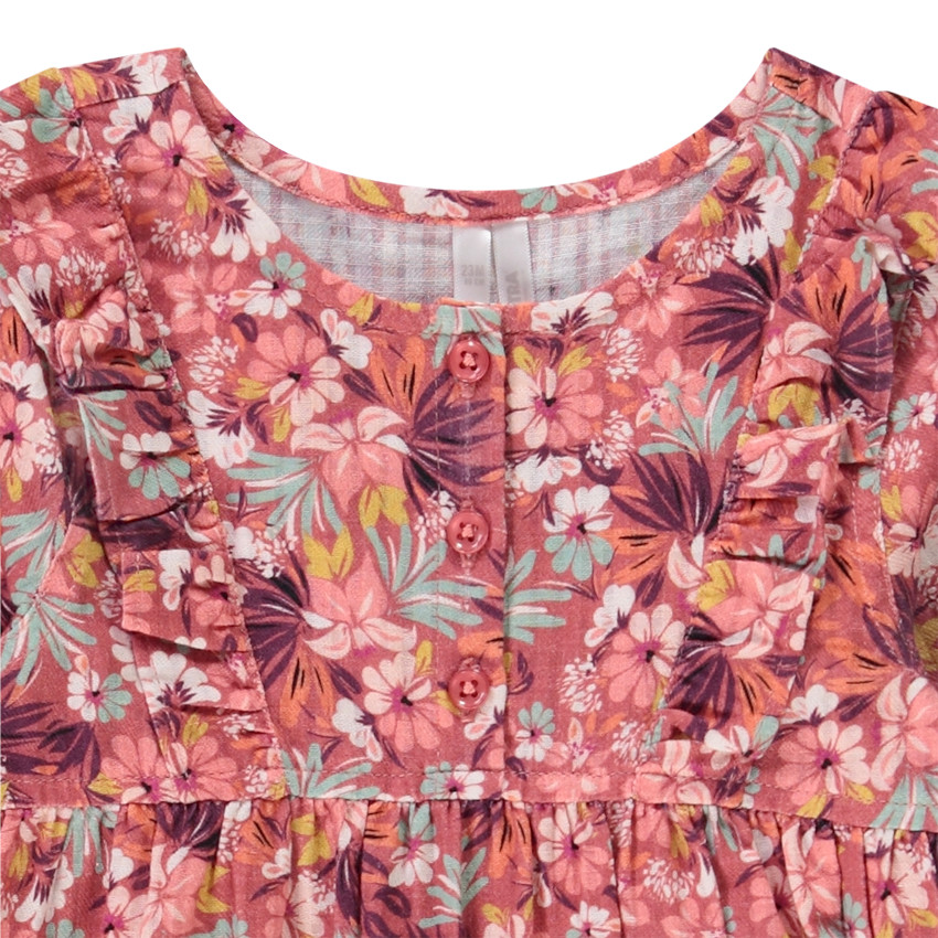 Túnica manga larga print flores - "Crépuscule d'Été"  Additional Túnica manga larga print flores - "Crépuscule d'Été"