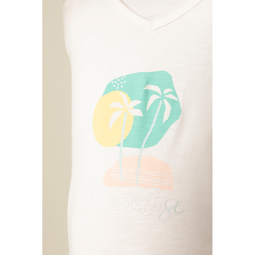 Débardeur pyjama de grossesse print paradise  