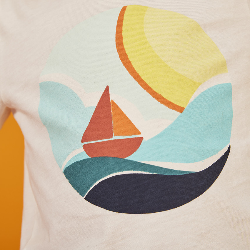 Camiseta manga corta print fantasía para bebé niño 