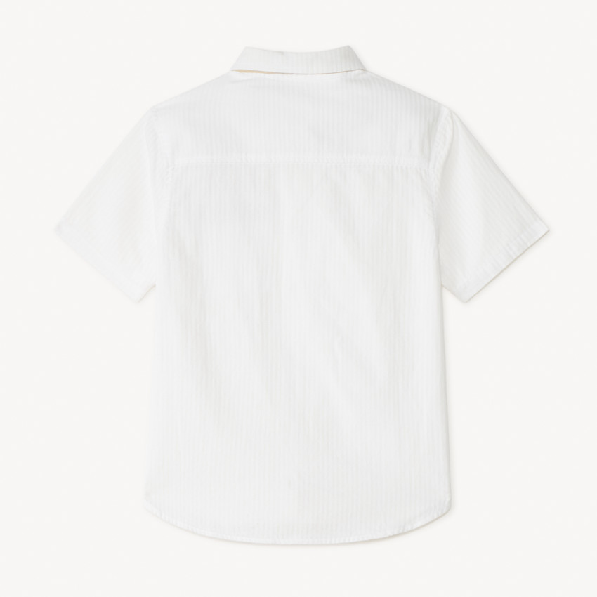 Camisa de manga corta + pajarita para niño 