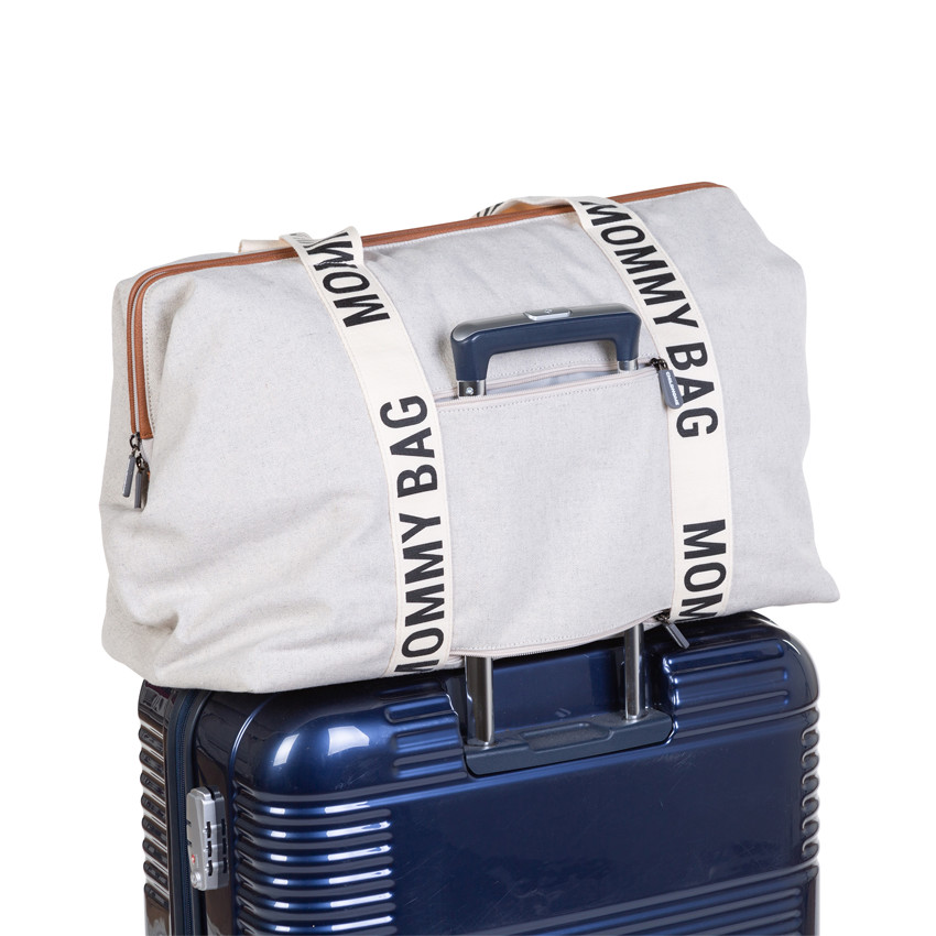 Bolso mataernidad Mommy bag Signature canvas crudo 