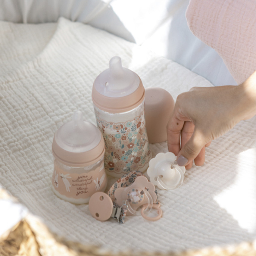 Biberón con tetina fisiológica SX PRO S 150ml Liberty beige 