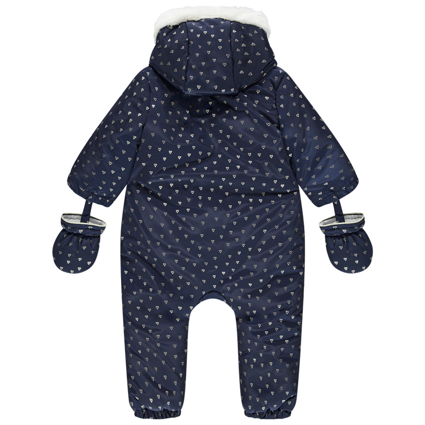 Pelele estampado corazones forrado de sherpa para niña  Additional Pelele estampado corazones forrado de sherpa para niña