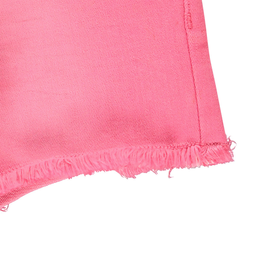 Short denim rose pour fille 