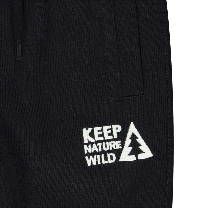 Pantalón jogging interlock con bordado para niño 