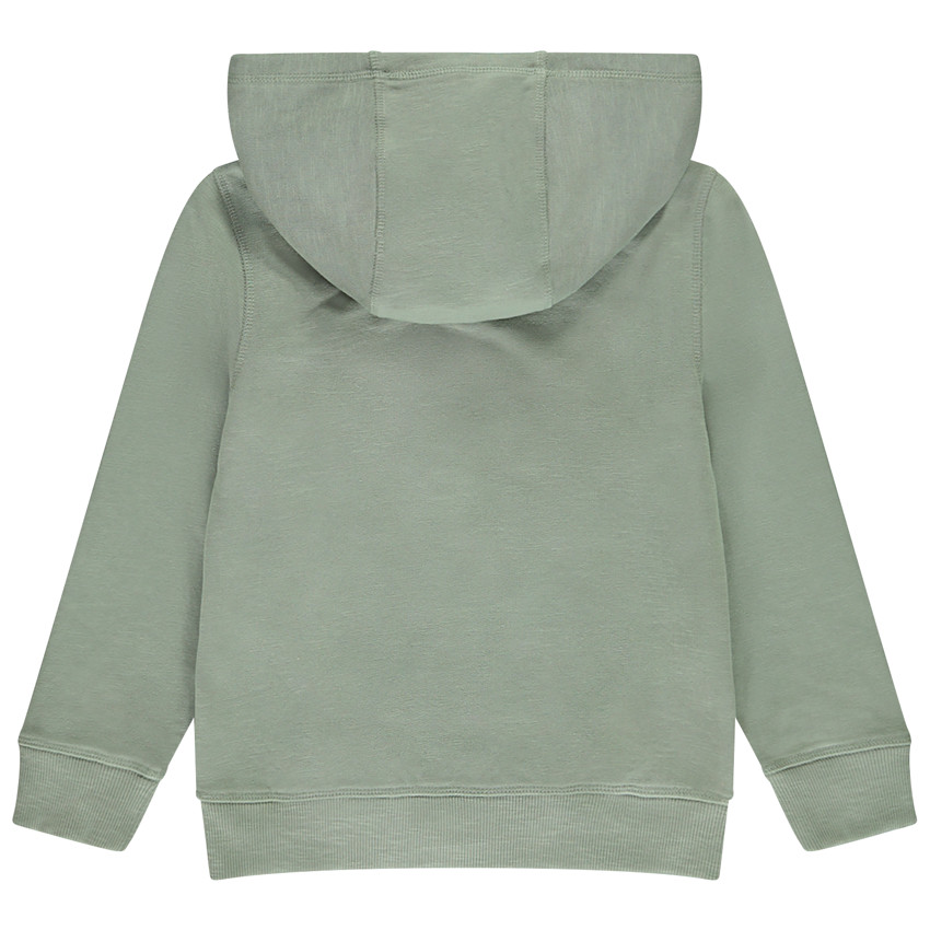 Gilet de felpa lisa con capucha para niño 