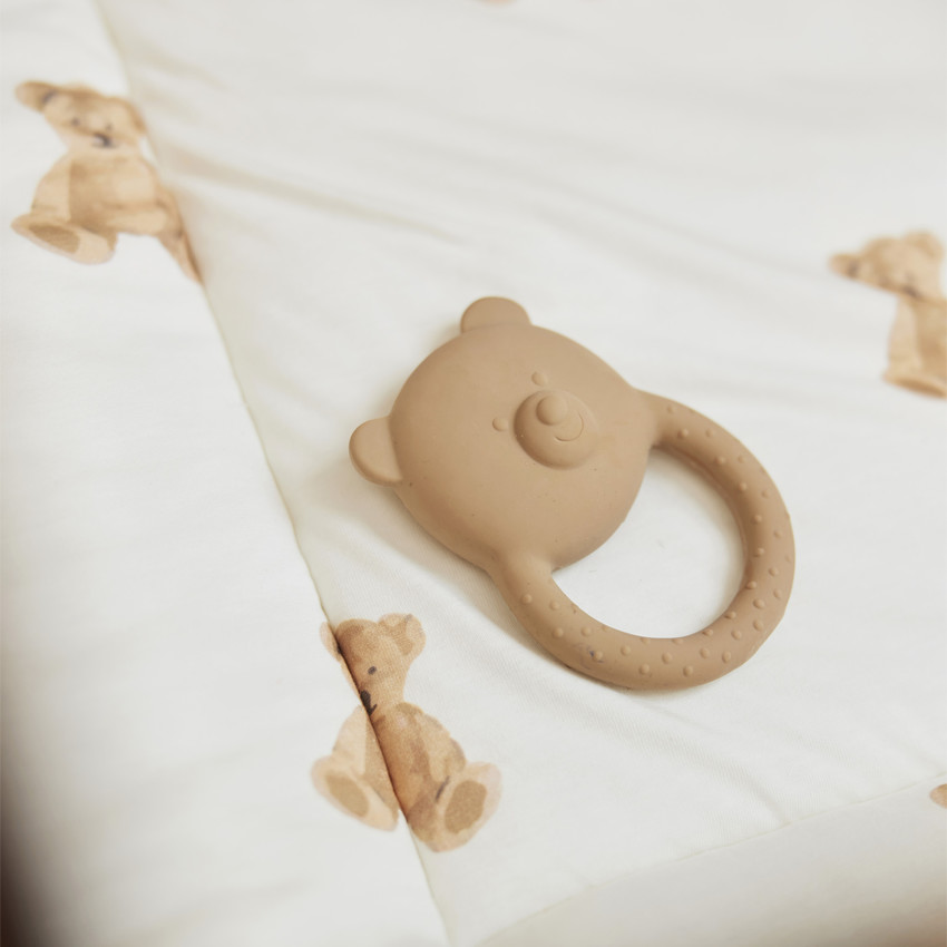 Anneau de dentition en caoutchouc naturel Teddy Bear 