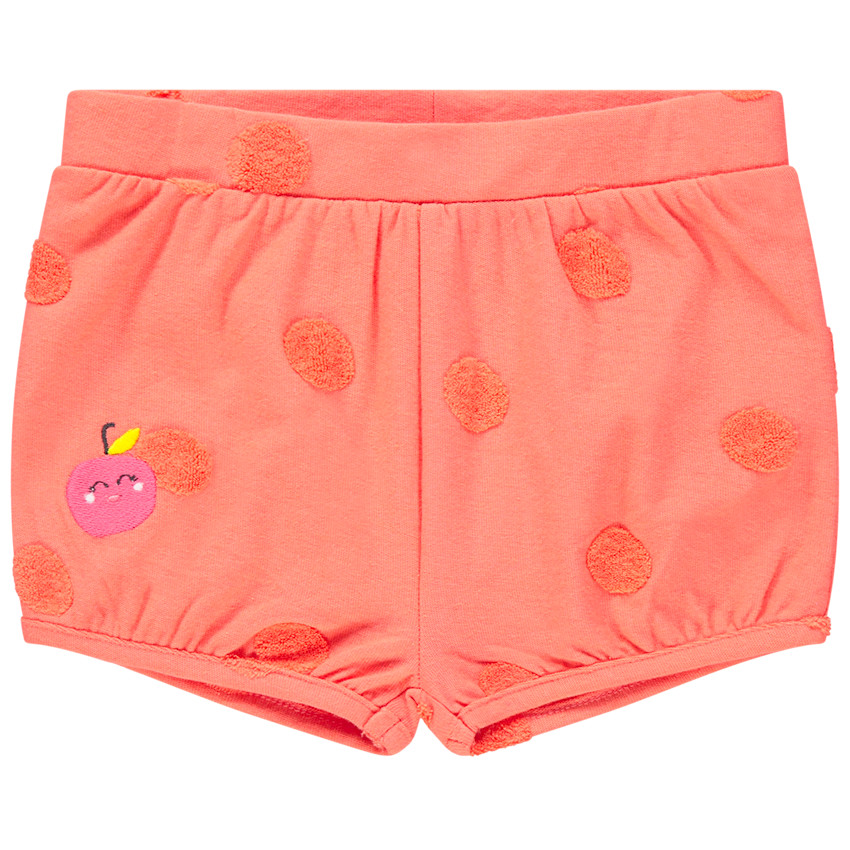 Short en jersey à pois en éponge 