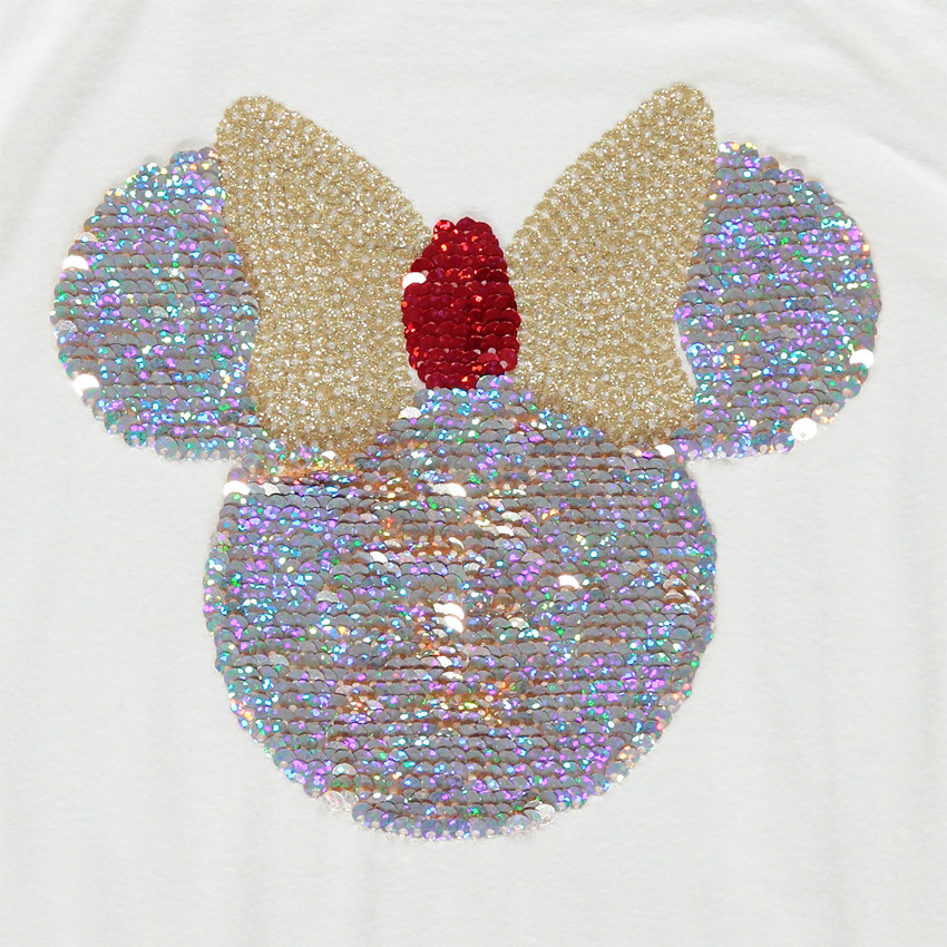 Camiseta interior con cuello vuelto y dibujo de Minnie de lentejuelas mágicas Disney Main Camiseta interior con cuello vuelto y dibujo de Minnie de lentejuelas mágicas Disney