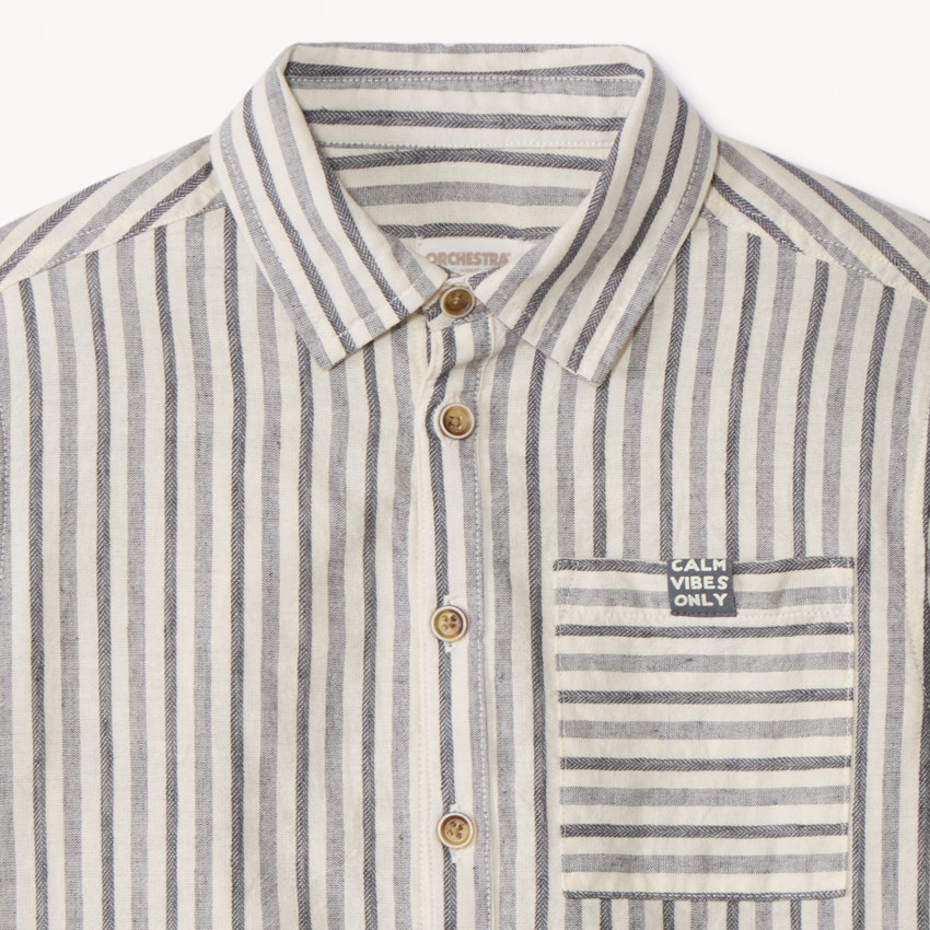 Camisa de manga larga con mangas retráctiles para niño 